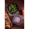 Tuppers Tramontina color negro | Juego de dos piezas 2L y 4L