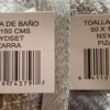 Toallas algodón con diseño | Juego de 2 toallones manos y baño