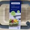 Tupper de vidrio rectangular | Tramontina Vittra con tapa hermética de silicona 1,05 L