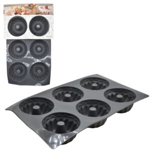Molde de silicona para muffins con formas